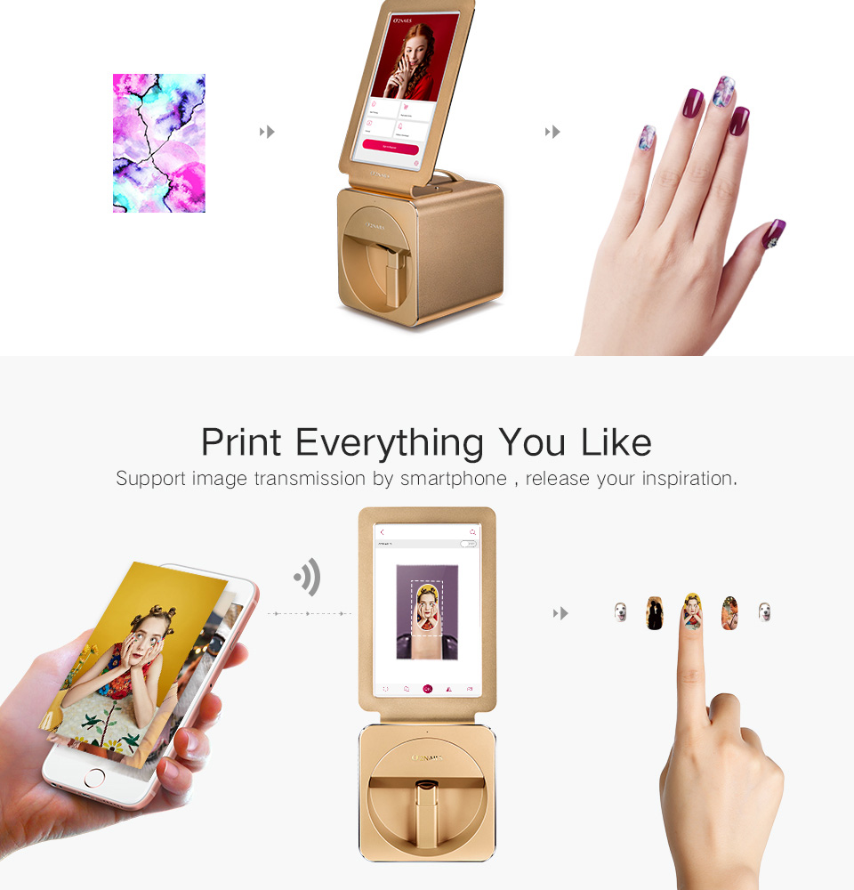 AIO2Nails H1 & X11 Plus 美甲機 Desktop Nail Printer X11 Plus-O2NAILS
