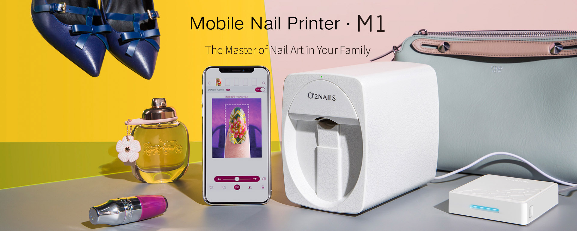 O2Nails Mobile Nail Printer, Digital Nail Printer, Nail Art Printer