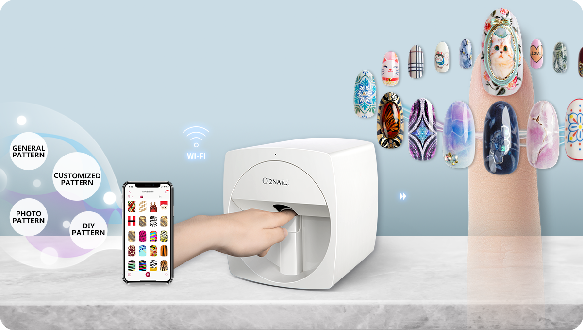 Buy Mobile Nail Printer V11 Automatic O2 Nails Finger Digital Nails Art  Painting Machine from Zhejiang Rongfeng Electronics Technology Co., Ltd.,  China