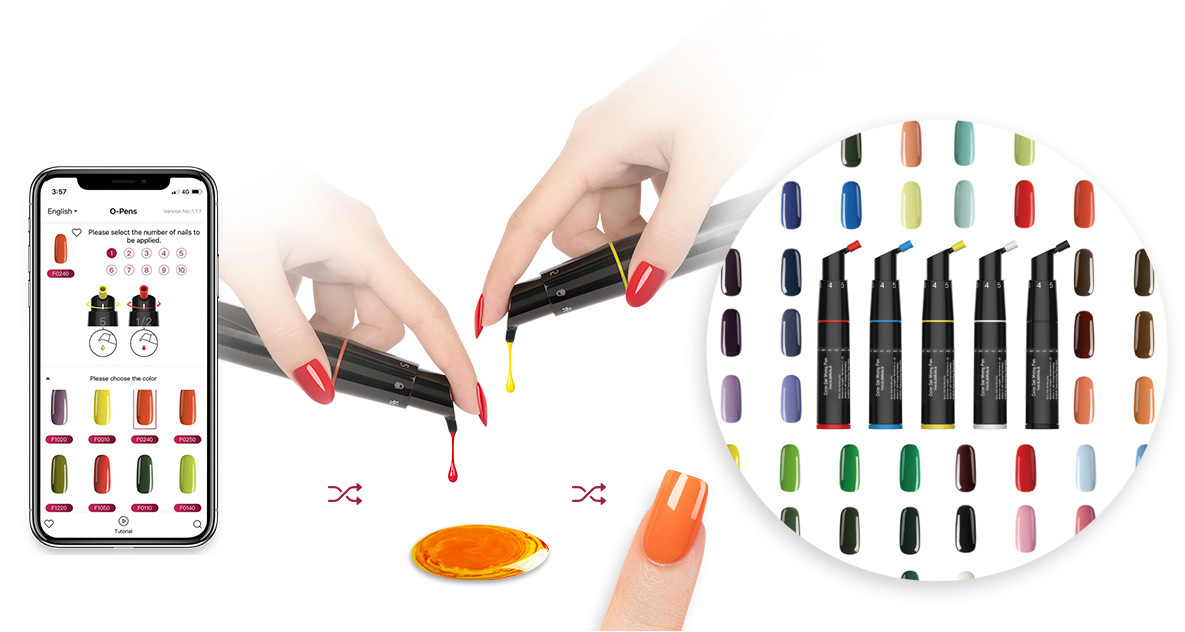 Smart Nail Color Mixing Pen-O2NAILS