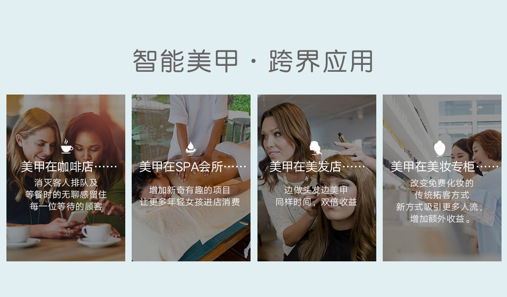 智能美甲，跨界应用